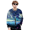 Inspired by Somali and the Forest Spirit Somali Anime Cartoon Polyster Anime 3D Harajuku Graphic Outerwear For Men