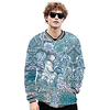 Inspired by Somali and the Forest Spirit Somali Anime Cartoon Polyster Anime 3D Harajuku Graphic Outerwear For Men