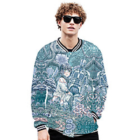 Inspired by Somali and the Forest Spirit Somali Anime Cartoon Polyster Anime 3D Harajuku Graphic Outerwear For Men