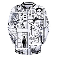 Inspired by Soredemo Ayumu wa Yosetekuru Cosplay Anime Cartoon Polyster Anime 3D Harajuku Graphic Outerwear For Men