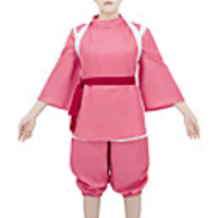 Inspired by Spirited Away Chihiro Ogino Anime Cosplay Costumes Japanese Cosplay Suits Costume For Women
