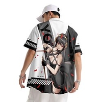 Inspired by SPY×FAMILY Loid Forger Yor Forger Anya Forger Blouse / Shirt Anime Terylene Anime 3D Harajuku Graphic Top For Men