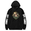 Inspired by SPY×FAMILY Loid Forger Yor Forger Anya Forger Hoodie Anime 100% Polyester Anime 3D Harajuku Graphic Hoodie For Men