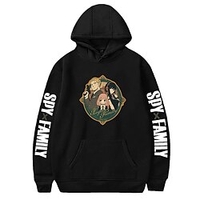 Inspired by SPY×FAMILY Loid Forger Yor Forger Anya Forger Hoodie Anime 100% Polyester Anime 3D Harajuku Graphic Hoodie For Men