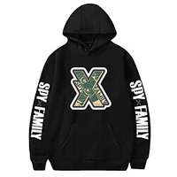 Inspired by SPY×FAMILY Loid Forger Yor Forger Anya Forger Hoodie Anime 100% Polyester Anime 3D Harajuku Graphic Hoodie For Men