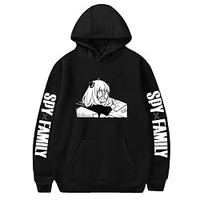 Inspired by SPY×FAMILY Loid Forger Yor Forger Anya Forger Hoodie Anime 100% Polyester Anime 3D Harajuku Graphic Hoodie For Men