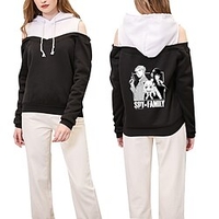 Inspired by SPY×FAMILY Loid Forger Yor Forger Anya Forger Hoodie Anime 100% Polyester Anime 3D Harajuku Graphic Hoodie For Women