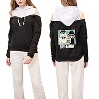 Inspired by SPY×FAMILY Loid Forger Yor Forger Anya Forger Hoodie Anime 100% Polyester Anime 3D Harajuku Graphic Hoodie For Women