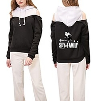 Inspired by SPY×FAMILY Loid Forger Yor Forger Anya Forger Hoodie Anime 100% Polyester Anime 3D Harajuku Graphic Hoodie For Women