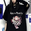 Inspired by SPY×FAMILY Loid Forger Yor Forger Anya Forger T-shirt Anime 100% Polyester Anime Harajuku Graphic Kawaii T-shirt For Men