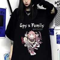 Inspired by SPY×FAMILY Loid Forger Yor Forger Anya Forger T-shirt Anime 100% Polyester Anime Harajuku Graphic Kawaii T-shirt For Men