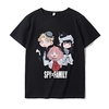 Inspired by SPY×FAMILY Loid Forger Yor Forger Anya Forger T-shirt Cartoon 100% Polyester Anime Harajuku Graphic Kawaii T-shirt For Men