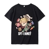 Inspired by SPY×FAMILY Loid Forger Yor Forger Anya Forger T-shirt Cartoon 100% Polyester Anime Harajuku Graphic Kawaii T-shirt For Men