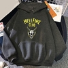 Inspired by Stranger Things Eleven Hellfire Club Hoodie Anime 100% Polyester Anime Harajuku Graphic Kawaii Hoodie For Men