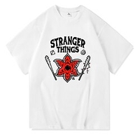 Inspired by Stranger Things Eleven Hellfire Club T-shirt Anime 100% Polyester Anime Harajuku Graphic Kawaii T-shirt For Men