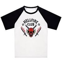 Inspired by Stranger Things Hellfire Club T-shirt Anime Terylene Anime Harajuku Graphic Kawaii T-shirt For Men