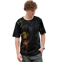 Inspired by Summer Time Rendering T-shirt Cartoon 100% Polyester Anime Harajuku Graphic Kawaii T-shirt For Men