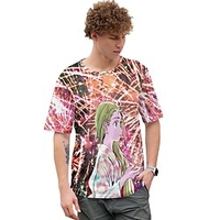 Inspired by Summer Time Rendering T-shirt Cartoon 100% Polyester Anime Harajuku Graphic Kawaii T-shirt For Men