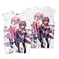 Inspired by The Demon Girl Next Door Yoshida Yuuko Cosplay Costume T-shirt 100% Polyester Pattern Harajuku Graphic Kawaii Vest For Men