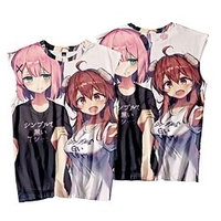 Inspired by The Demon Girl Next Door Yoshida Yuuko Cosplay Costume T-shirt 100% Polyester Pattern Harajuku Graphic Kawaii Vest For Men