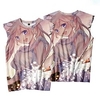Inspired by The Demon Girl Next Door Yoshida Yuuko Cosplay Costume T-shirt 100% Polyester Pattern Harajuku Graphic Kawaii Vest For Men
