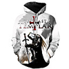 Inspired by The Last Templar Knights Templar Cosplay Costume Hoodie Terylene 3D Printing Hoodie For Men