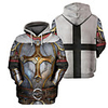 Inspired by The Last Templar Knights Templar Cosplay Costume Hoodie Terylene 3D Printing Hoodie For Men