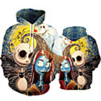 Inspired by The Nightmare Before Christmas Sally Cosplay Costume Hoodie Terylene 3D Printing Hoodie For Men