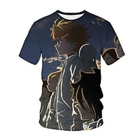 Inspired by The Promised Neverland Cosplay Anime Cartoon 100% Polyester 3D Harajuku Graphic Kawaii T-shirt For Women