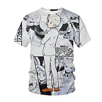 Inspired by The Promised Neverland Cosplay Anime Cartoon 100% Polyester 3D Harajuku Graphic Kawaii T-shirt For Women