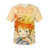 Inspired by The Promised Neverland Cosplay Anime Cartoon 100% Polyester 3D Harajuku Graphic Kawaii T-shirt For Women
