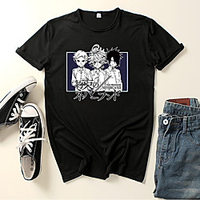 Inspired by The Promised Neverland Emma Cosplay Costume T-shirt Polyester / Cotton Blend Graphic Prints Printing Harajuku Graphic T-shirt For Women