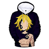 Inspired by The Seven Deadly Sins Cosplay Anime Cartoon 100% Polyester 3D Harajuku Graphic Kawaii Hoodie For Women