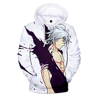 Inspired by The Seven Deadly Sins Cosplay Anime Cartoon 100% Polyester 3D Harajuku Graphic Kawaii Hoodie For Women