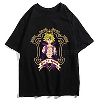 Inspired by The Seven Deadly Sins Cosplay Anime Cartoon Polyester / Cotton Blend Print Harajuku Graphic Kawaii T-shirt For Women