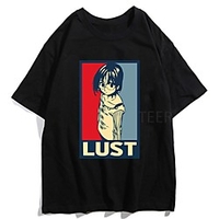 Inspired by The Seven Deadly Sins Cosplay Anime Cartoon Polyester / Cotton Blend Print Harajuku Graphic Kawaii T-shirt For Women