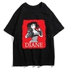 Inspired by The Seven Deadly Sins Cosplay Anime Cartoon Polyester / Cotton Blend Print Harajuku Graphic Kawaii T-shirt For Women