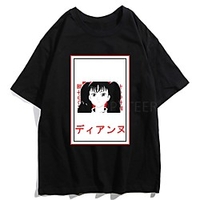 Inspired by The Seven Deadly Sins Cosplay Anime Cartoon Polyester / Cotton Blend Print Harajuku Graphic Kawaii T-shirt For Women