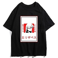 Inspired by The Seven Deadly Sins Cosplay Anime Cartoon Polyester / Cotton Blend Print Harajuku Graphic Kawaii T-shirt For Women