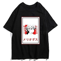 Inspired by The Seven Deadly Sins Cosplay Anime Cartoon Polyester / Cotton Blend Print Harajuku Graphic Kawaii T-shirt For Women