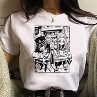 Inspired by Toilet Bound Hanako kun Cosplay Cosplay Costume T-shirt Polyester / Cotton Blend Print Harajuku Graphic Kawaii T-shirt For Women