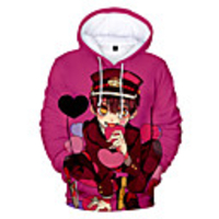 Inspired by Toilet-bound Hanako-kun Hanako kun Cosplay Costume Hoodie Terylene Graphic Printing Hoodie For Men
