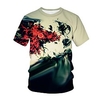 Inspired by Tokyo Ghoul Cosplay Anime Cartoon 100% Polyester 3D Harajuku Graphic Kawaii T-shirt For Women