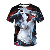 Inspired by Tokyo Ghoul Cosplay Anime Cartoon 100% Polyester 3D Harajuku Graphic Kawaii T-shirt For Women