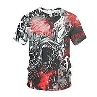 Inspired by Tokyo Ghoul Cosplay Anime Cartoon 100% Polyester 3D Harajuku Graphic Kawaii T-shirt For Women