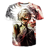 Inspired by Tokyo Ghoul Cosplay Cosplay Costume T-shirt Polyester / Cotton Blend Print 3D T-shirt For Women
