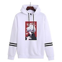 Inspired by Tokyo Ghoul Kaneki Ken Hoodie Polyester / Cotton Blend Graphic Prints Printing Hoodie For Men