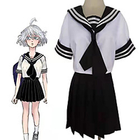 Inspired by Tokyo Revengers Senju Akashi Anime Cosplay Costumes Japanese Cosplay Suits Top Skirt Tie For Women