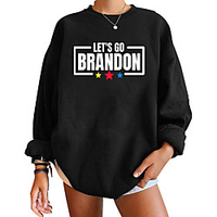 Inspired by USA Brandom Hoodie Anime 100% Polyester Anime Harajuku Graphic Kawaii Top For Men