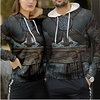 Inspired by viking Viking Cosplay Costume Hoodie Terylene Print Printing Harajuku Graphic Hoodie For Men